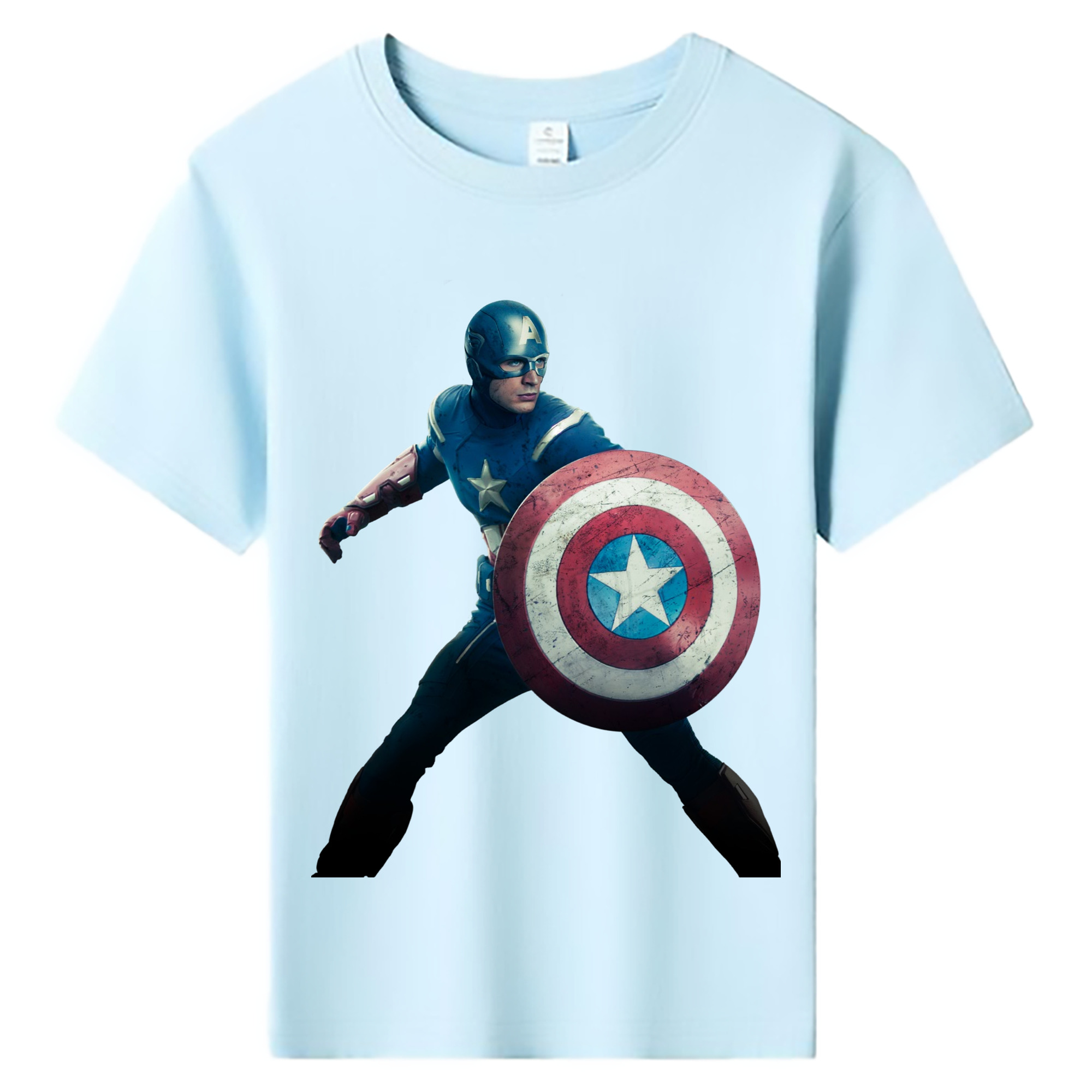 （画像用） アベンジャーズ The Avengers 綿100％キッズTシャツ（フロントプリント）